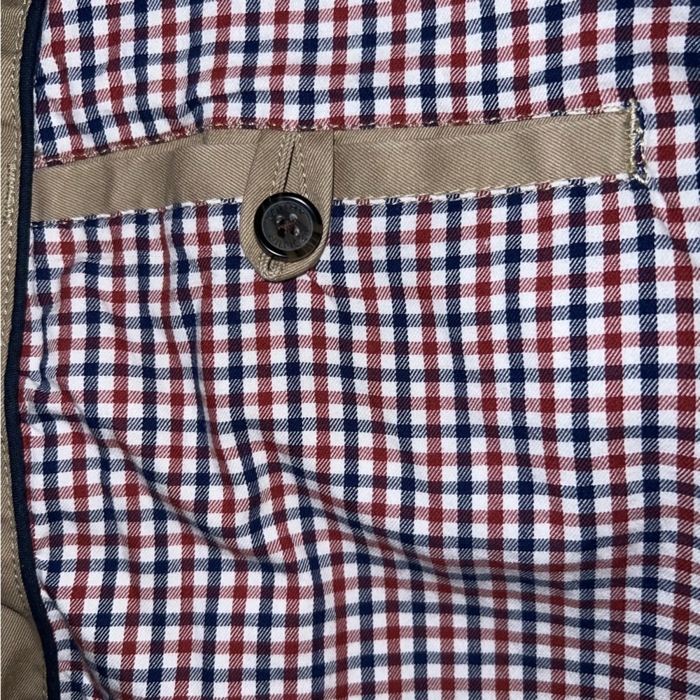 Tommy Hilfiger Tan Plaid Lined Zippered Collared Jacket  XXL - Picture 9 of 10